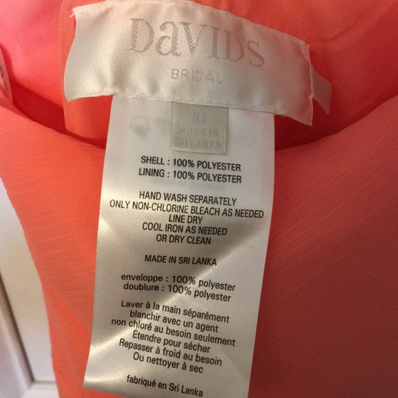 One shoulder MOH/bridesmaid dress David’s Bridal - Picture 4 of 9